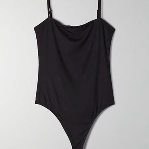 Sunday Best Black Ribbed Bodysuit